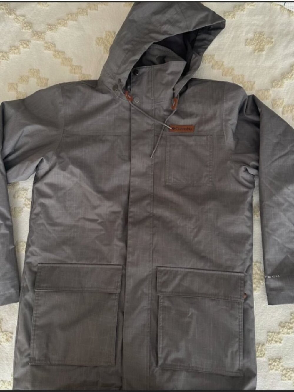 Columbia Interchange 2-Layer Waterproof Jacket Grey Size S